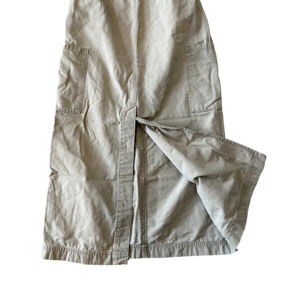 VTG 90s Gap Khaki Maxi Skirt Women's Size 2 - Picture 2 of 7